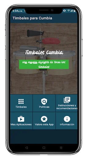ดาวน์โหลด Timbales Cumbia ล่าสุด – แอปกลองชุดและเพอร์คัสชันสมจริงฟรี - Screenshot 14