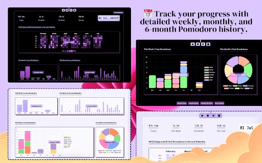 Purrfect Pomodoro Timer: ตัวช่วยจัดการเวลาและเพิ่มสมาธิที่ดีที่สุด - Screenshot 3