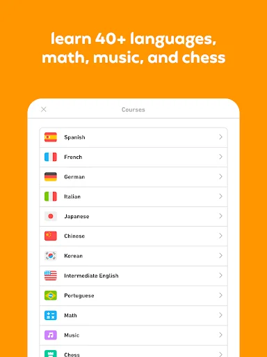 ดาวน์โหลด Duolingo ล่าสุด – เรียนภาษา คณิตศาสตร์ และหมากรุก ฟรี - Screenshot 9