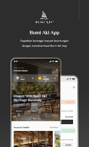 ดาวน์โหลด Bumi Aki ล่าสุด – แอปจองโต๊ะร้านอาหารสำหรับคนรักเมนูเด็ด - Screenshot 1