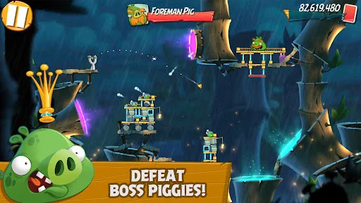 ดาวน์โหลด Angry Birds 2 ล่าสุด – เกมยิงนกถล่มหมู สนุกฟรีบนมือถือ - Screenshot 4