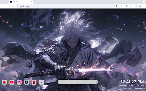 ดาวน์โหลด Dragon Samurai Anime Boy Live Wallpaper ฟรี – ธีมอนิเมะสุดเท่ - Screenshot 3
