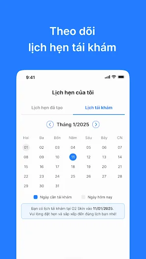 ดาวน์โหลดแอป O2 SKIN จองคิวรักษาสิวมาตรฐานทางการแพทย์ฟรี - Screenshot 1