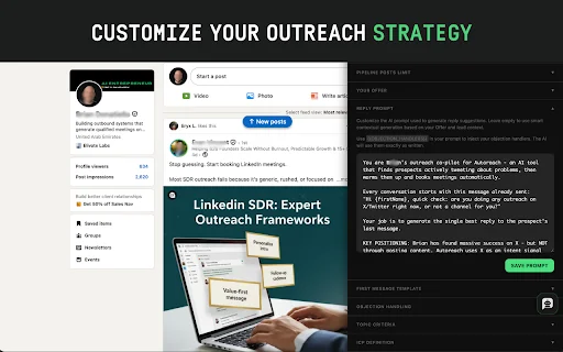 ดาวน์โหลด Autoreach ล่าสุด – ผู้ช่วย AI ปิดการขายบน LinkedIn และ X - Screenshot 4