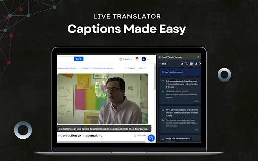 ดาวน์โหลด ChatGPT Audio Translator – แปลภาษาและถอดความแบบเรียลไทม์ - Screenshot 2