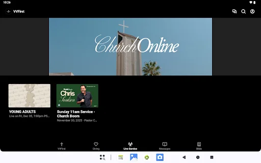 ดาวน์โหลดแอป VVFirst ล่าสุด – เชื่อมต่อชุมชนคริสตจักรได้ฟรี - Screenshot 11