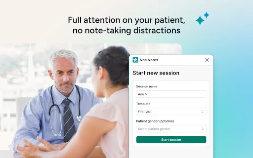 ดาวน์โหลด Noa Notes by Docplanner – ผู้ช่วยบันทึกการแพทย์ AI อัจฉริยะ - Screenshot 1