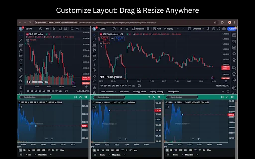 ดาวน์โหลด Split Screen in Tab – TradingView สำหรับ Chrome - Screenshot 5