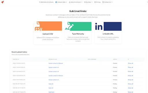 AeroLeads Chrome Extension – ค้นหาอีเมลและเบอร์โทรศัพท์ B2B ฟรี - Screenshot 3
