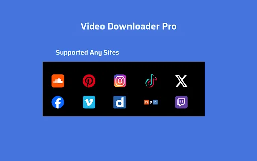 ดาวน์โหลด Video Downloader Pro ล่าสุด – เครื่องมือโหลดวิดีโอฟรี - Screenshot 1
