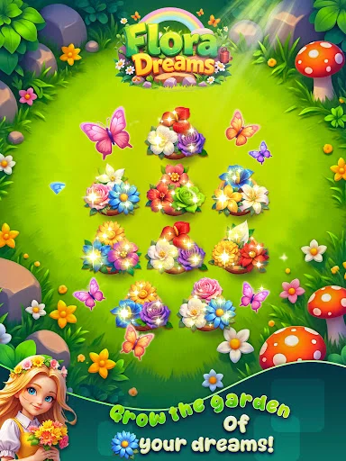 ดาวน์โหลด Flora Dreams เวอร์ชันล่าสุด – เกมเรียงดอกไม้แสนสนุก ฟรี - Screenshot 10