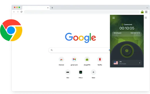ดาวน์โหลด ZoogVPN สำหรับ Chrome – VPN ฟรี ปลอดภัย ทะลุบล็อกได้รวดเร็ว - Screenshot 1