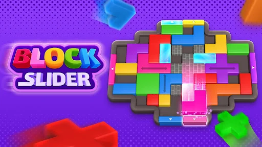 ดาวน์โหลด Block Slider: Color Jam ล่าสุด – เกมปริศนาบล็อกสุดท้าทายฟรี - Screenshot 1