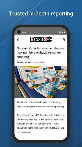 ดาวน์โหลด KTXS News ล่าสุด – ติดตามข่าวสาร อบิลีน เท็กซัส ฟรี - Screenshot 4