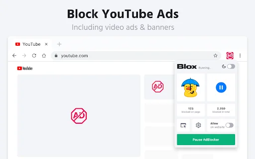 ดาวน์โหลด Adblock Ad Blocker Pro ล่าสุด – บล็อกโฆษณาฟรีบน Chrome - Screenshot 2