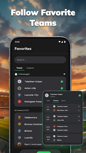 ดาวน์โหลด Amazic Football Live Scores ล่าสุด – ผลบอลสด แจ้งเตือนฟรี - Screenshot 6