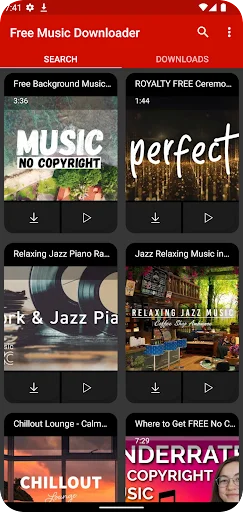 Mp3Player: ดาวน์โหลดเพลง MP3 ฟรี – ฟังเพลงคุณภาพสูงได้ง่ายๆ - Screenshot 1