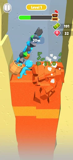 ดาวน์โหลด Dig Gem Mining! เกมขุดเหมืองสุดสนุก ล่าสมบัติฟรีบนมือถือ - Screenshot 10