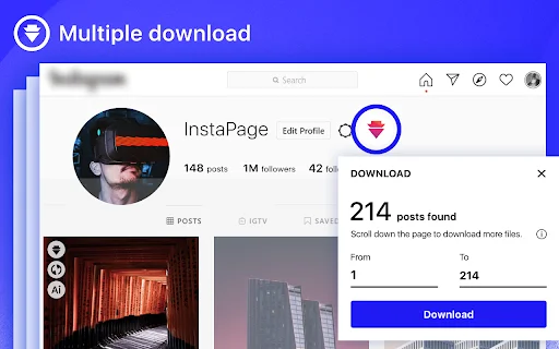 ดาวน์โหลด Instagram ยอดฮิต – บันทึกวิดีโอ Reels และ Story ได้ฟรี - Screenshot 2