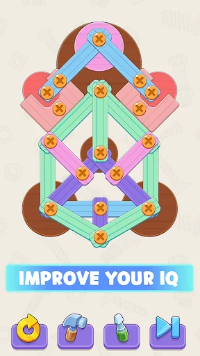 ดาวน์โหลด Screw It Out: Wood Puzzle เวอร์ชันล่าสุด – เกมไขปริศนาสุดสนุก - Screenshot 5
