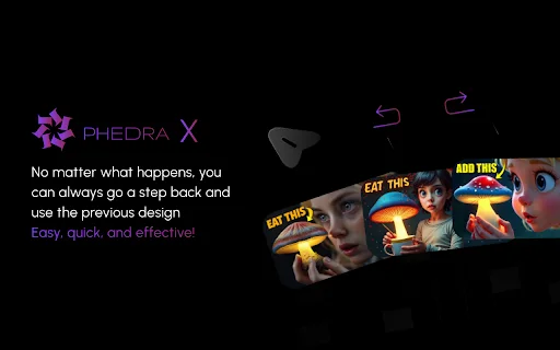 ดาวน์โหลด Phedra X ล่าสุด – แก้ไขรูปภาพด้วย AI ง่ายๆ บนเบราว์เซอร์ - Screenshot 3