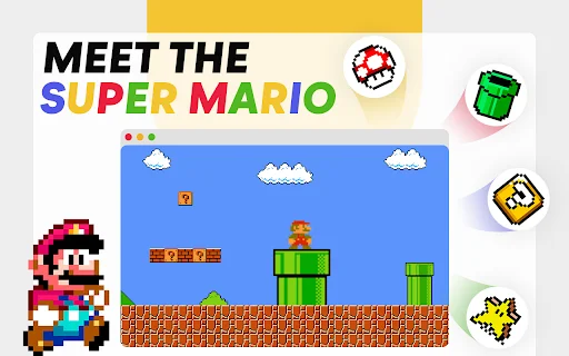ดาวน์โหลดเกม Super Mario Bros ออนไลน์ฟรี – เล่นเกมมาริโอ้คลาสสิกบน Chrome - Screenshot 1