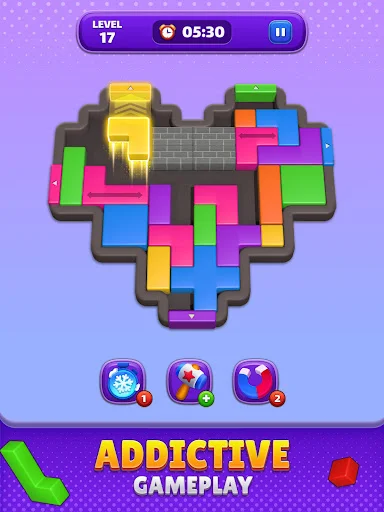 ดาวน์โหลด Block Slider: Color Jam ล่าสุด – เกมปริศนาบล็อกสุดท้าทายฟรี - Screenshot 15