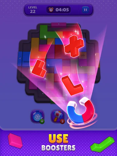 ดาวน์โหลด Block Slider: Color Jam ล่าสุด – เกมปริศนาบล็อกสุดท้าทายฟรี - Screenshot 17
