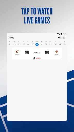 ดาวน์โหลดแอป NBA ล่าสุด – รับชมการแข่งขันและไฮไลท์บาสเกตบอลสดฟรี - Screenshot 9