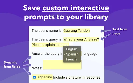 AI Blaze: ตัวช่วย AI อัจฉริยะบนเบราว์เซอร์ ทำงานเร็วขึ้น ง่ายขึ้น ฟรี! - Screenshot 4