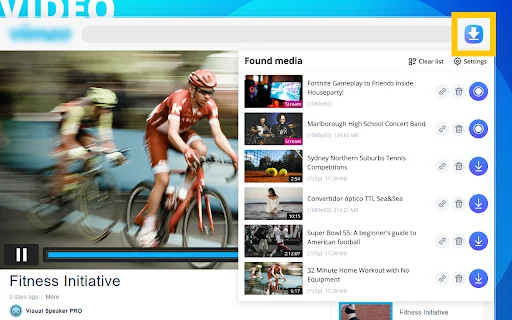 Universal Video Downloader ดาวน์โหลดวิดีโอจากเว็บไซต์ได้ง่ายและรวดเร็ว - Screenshot 1