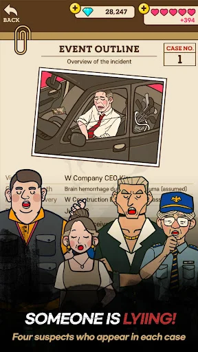 ดาวน์โหลด Detective S: Mystery Puzzle ล่าสุด – เกมไขปริศนาสไตล์เว็บตูนฟรี - Screenshot 2