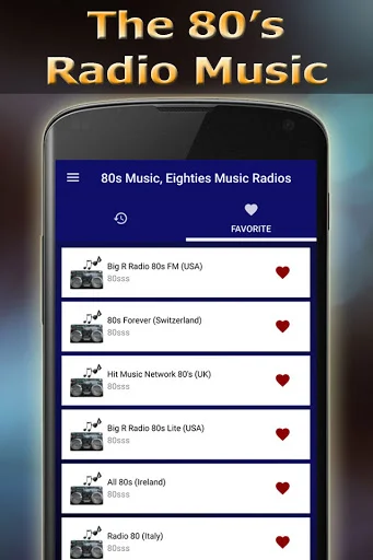 ดาวน์โหลด 80s Music Radios ล่าสุด – ฟังเพลงยุค 80s ฟรีบนมือถือ - Screenshot 3