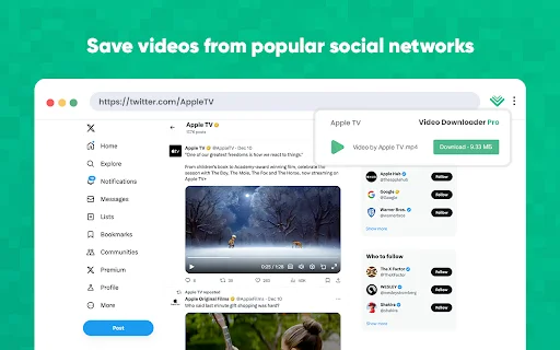 ดาวน์โหลด Video Downloader Pro ล่าสุด – เครื่องมือโหลดวิดีโอฟรีที่เร็วที่สุด - Screenshot 3
