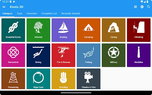 ดาวน์โหลด Knots 3D ล่าสุด – เรียนรู้วิธีผูกเงื่อนกว่า 220 แบบในรูปแบบ 3D - Screenshot 24