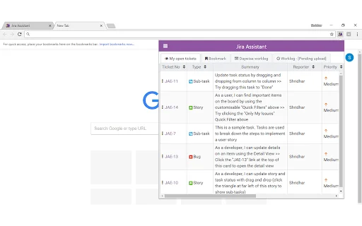 ดาวน์โหลด Jira Assistant ล่าสุด – จัดการ Worklog และรายงาน Sprint ฟรี - Screenshot 8