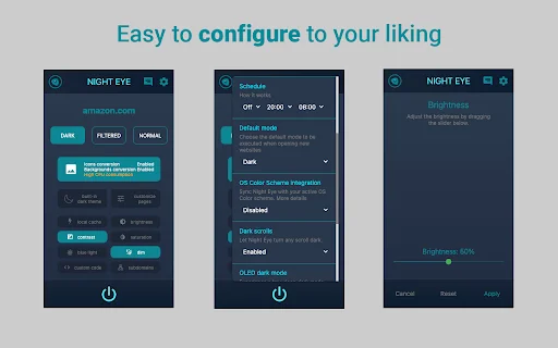 Dark Mode – Night Eye: เปลี่ยนเว็บเป็นโหมดมืด ถนอมสายตาใช้งานง่าย - Screenshot 3