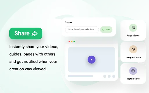 Kommodo Screen Recorder: บันทึกหน้าจอพร้อมสร้างคู่มือ SOP อัตโนมัติ - Screenshot 5