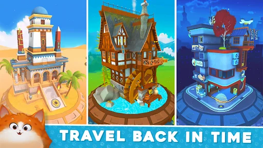 ดาวน์โหลด Cats in Time – เกมไขปริศนา 3D สุดน่ารัก เล่นฟรีล่าสุด - Screenshot 1