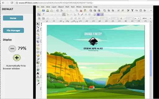 Inkscape Editor สำหรับงานกราฟิก – สร้างและแก้ไขไฟล์เวกเตอร์ออนไลน์ - Screenshot 2