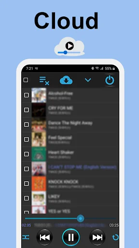 ดาวน์โหลด Music Player: Folder Music+ ล่าสุด – ฟังเพลงออฟไลน์และบนคลาวด์ฟรี - Screenshot 3