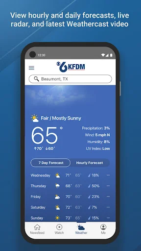 ดาวน์โหลด KFDM News 6 ล่าสุด – ข่าวท้องถิ่นและพยากรณ์อากาศฟรี - Screenshot 3
