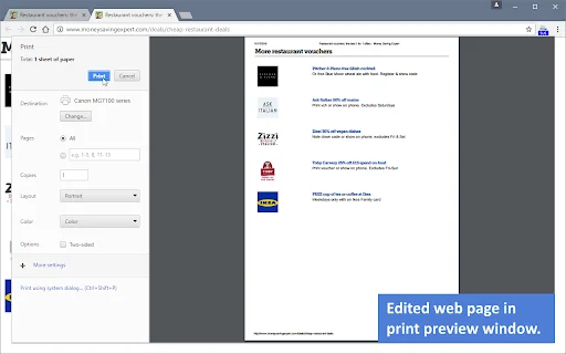 ดาวน์โหลด Print Edit WE ล่าสุด – จัดการหน้าเว็บก่อนพิมพ์ง่ายๆ ฟรี - Screenshot 3