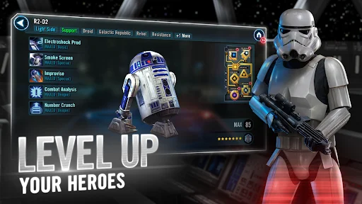 ดาวน์โหลด Star Wars™: Galaxy of Heroes ล่าสุด – เกมวางแผนสวมบทบาทฟรี - Screenshot 2