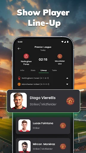 ดาวน์โหลด Amazic Football Live Scores ล่าสุด – ผลบอลสด แจ้งเตือนฟรี - Screenshot 4