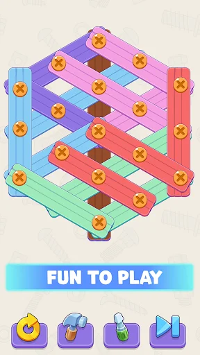 ดาวน์โหลด Screw It Out: Wood Puzzle เวอร์ชันล่าสุด – เกมไขปริศนาสุดสนุก - Screenshot 2