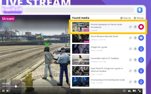 Universal Video Downloader ดาวน์โหลดวิดีโอจากเว็บไซต์ได้ง่ายและรวดเร็ว - Screenshot 2