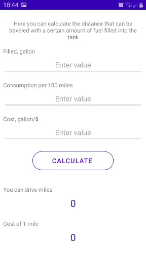 ดาวน์โหลด Fuel calculator ล่าสุด – คำนวณอัตราสิ้นเปลืองน้ำมันฟรี - Screenshot 15