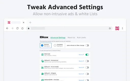 ดาวน์โหลด Adblock Ad Blocker Pro ล่าสุด – บล็อกโฆษณาฟรีบน Chrome - Screenshot 4
