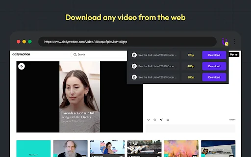 ดาวน์โหลด Video Downloader for U เวอร์ชันล่าสุด – บันทึกวิดีโอฟรี - Screenshot 3
